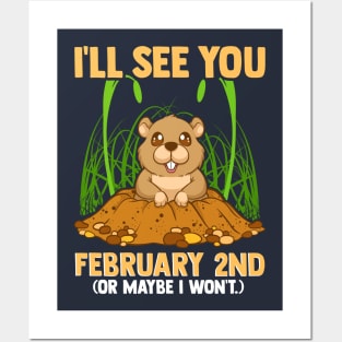 Groundhog Day February 2nd Posters and Art